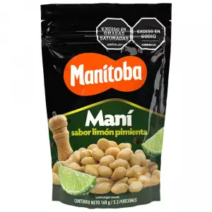 MANI MANITOBA LIMON PIMIENTA X160g