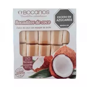 MANJAR DE COCO BOCANOS X20 X320g
