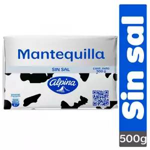 MANTEQUILLA ALPINA SIN SAL X125g