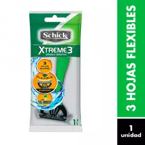 MAQUINA SCHICK XTREME3 SENSITIVE X1U