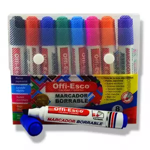 MARCADOR OFFI-ESCO BORRABLE REFERENCIA 510-8 X8un