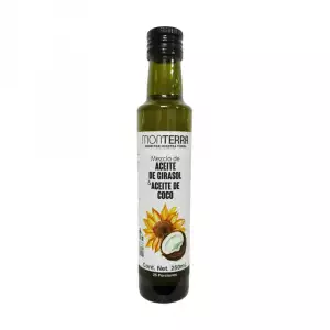 MEZCLA DE ACEITE DE GIRASOL ACEITE DE COCO MONTERRA X250ml