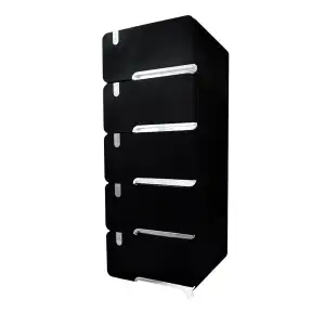 MUEBLE LUXURY PLAST DE LUJO PEQUEÑA 5 NIVELES PLATA