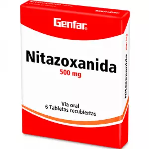NITAZOXANIDA X500mg GF X6 TABLETAS