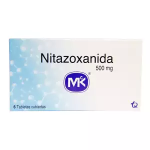 NITAZOXANIDA X500mg MK X6 TABLETAS