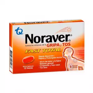 NORAVER GRIPA FAST TOTAL X2 TABLETAS