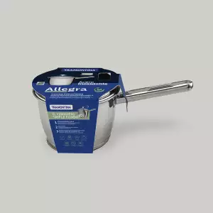 OLLA HONDA 16cm CON TAPA DE VIDRIO 2.10
