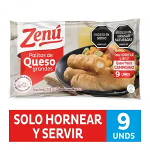 PALITOS ZENU QUESO X252g