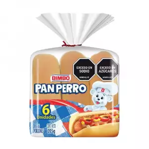 PAN PERRO BIMBO X6 X205g