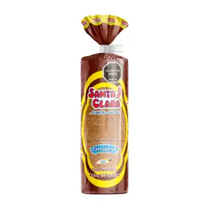 PAN SANTA CLARA INTEGRAL MEDIANO X550g