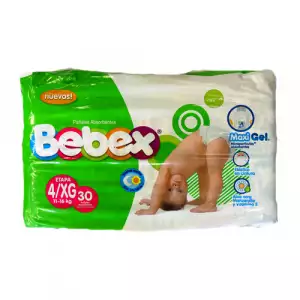 PAÑAL BEBEX 4XG X30un