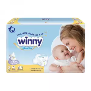 PAÑAL WINNY GOLD SENSITIVE ETAPA 2 M X40u