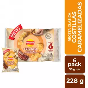 PAPAS MARGARITA RECETA CLASICA COSTILLA X6 X38g