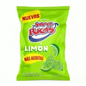 PAPAS SUPER RICAS LIMON X105g