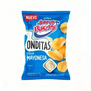 PAPAS SUPER RICAS ONDITAS MAYONESA X105g