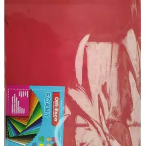 PAPEL FOAMY OFFI-ESCO ESPUMA 4 CARTAS SURTIDO X10PLIEGOS