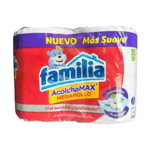 PAPEL HIGIENICO FAMILIA ACOLCHAMAX MEGA ROLLO 3H X4R X29.6mt