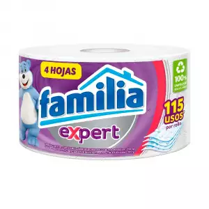 PAPEL HIGIENICO FAMILIA EXPERT 4H X1R X26mt