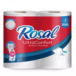PAPEL HIGIENICO ROSAL ULTRA CONFORT XXG X3H X4R X30mt