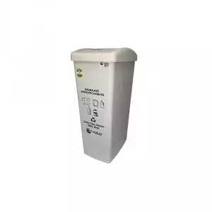 PAPELERA COLPLAST BLANCA 55L