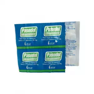 PASEDOL X50mg ECAR X4 TABLETAS
