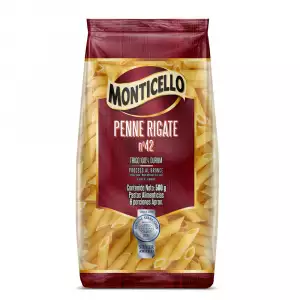 PASTA MONTICELLO PENNE RIGATE X500g.