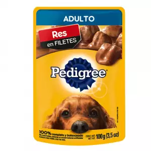 PEDIGREE POUCH ADULTO RES X100g