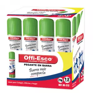 PEGANTE BARRA OFFI-ESCO REFERENCIA 212 X21g