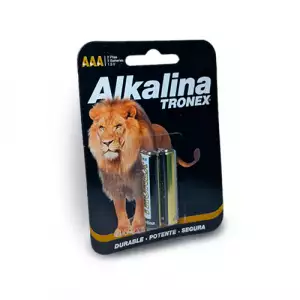PILA TRONEX ALCALINA AAA BLISTER X2