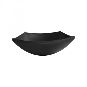 PLATO HONDO H y M CUADRADO NEGRO 16.5cm