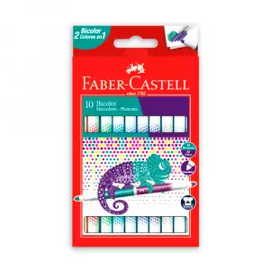 PLUMON FABER CASTELL BICOLOR X10u