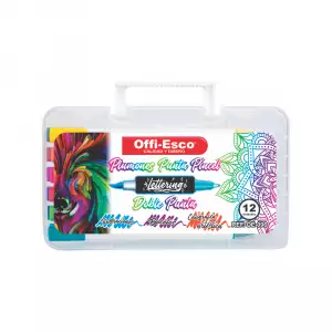 PLUMON OFFI-ESCO DOBLE PUNTA PUNTA PINCEL REFERENCIA 096 X12un