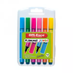 PLUMON OFFI-ESCO JUMBO LAVABLES REFERENCIA 082 X12un