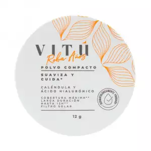 POLVO COMPACTO VITU CALENDULA Y ACIDO HIALURÓNICO MACADAMIA N1