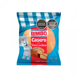 PONQUE BIMBO CASERO TRES LECHES X200g
