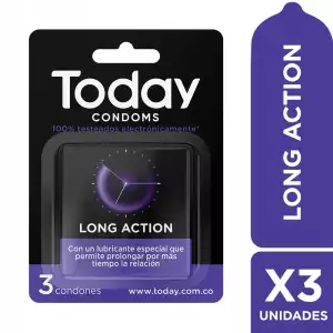PRESERVATIVO TODAY LONG ACT X3u