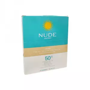 PROTECTOR SOLAR NUDE FACIAL COLOR SPF50 X12 X10ml