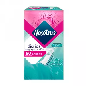 PROTECTORES NOSOTRAS DIARIOS LARGOS X80u