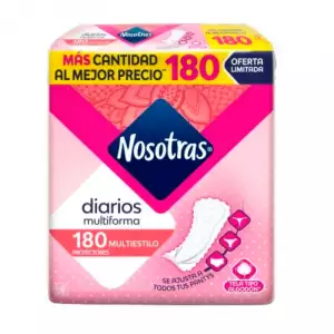 PROTECTORES NOSOTRAS DIARIOS MULTIESTILO X180u