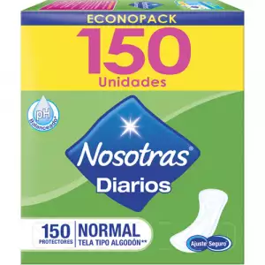 PROTECTORES NOSOTRAS DIARIOS NORMAL X150u