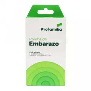 PRUEBA DE EMBARAZO PROFAMILIA
