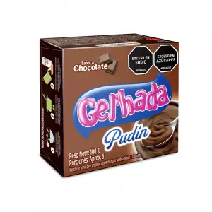 PUDIN GELHADA CHOCOLATE X100g