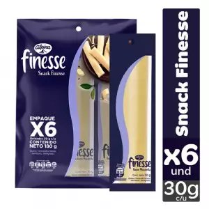 QUESO ALPINA FINESSE SNACK X6 X180g