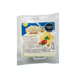 QUESO ZAPATOCA DOBLE CREMA ENTERO X400g