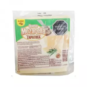 QUESO ZAPATOCA MOZARELLA ENTERO X230g