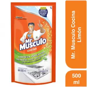 QUITAGRASA MR MUSCULO LIMON REPUESTO X500ml
