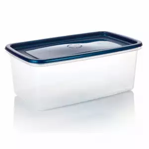 RECIPIENTE ESTRA PLUS RECTANGULAR AZUL 4L