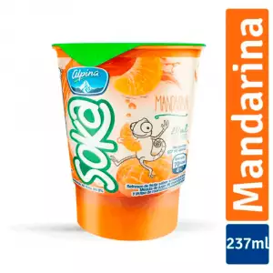 REFRESCO SOKA MANDARINA VASO X237ml