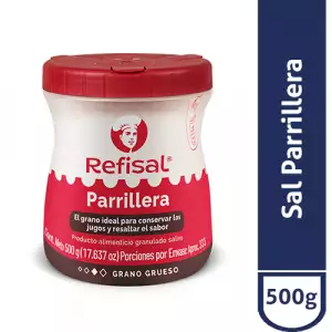 SAL PARRILLERA REFISAL BARRIL X500g