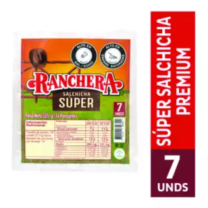 SALCHICHA RANCHERA SUPER X525g